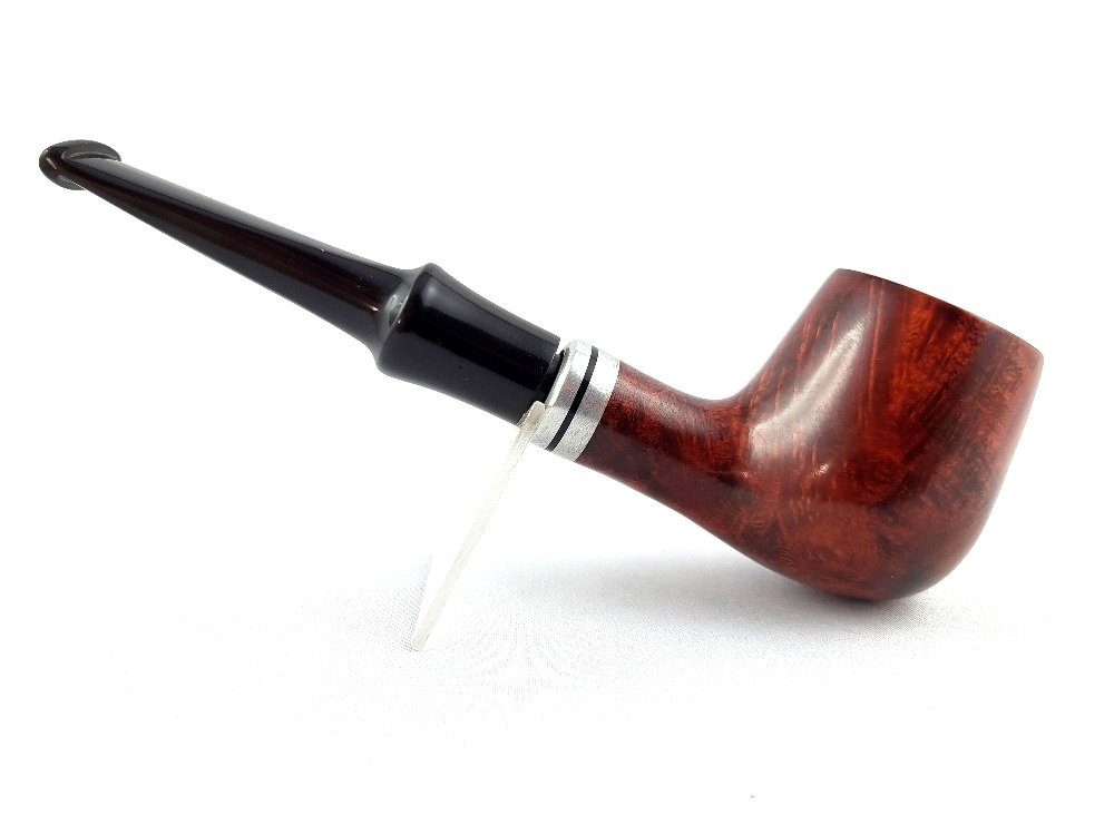 Dýmka Angelo Meerschaum Straight s pouzdrem, filtr 9mm