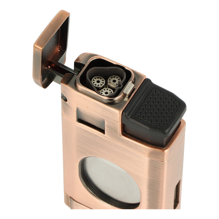 Doutníkový zapalovač Winjet Pemium 3xjet, copper