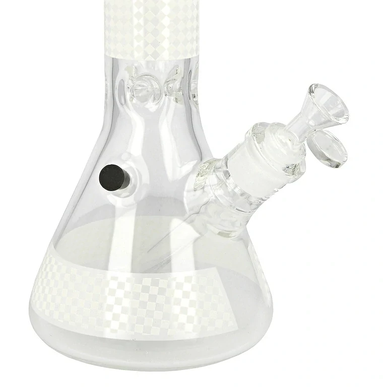 Skleněný bong Super Heroes Beaker White Cubes, 35cm