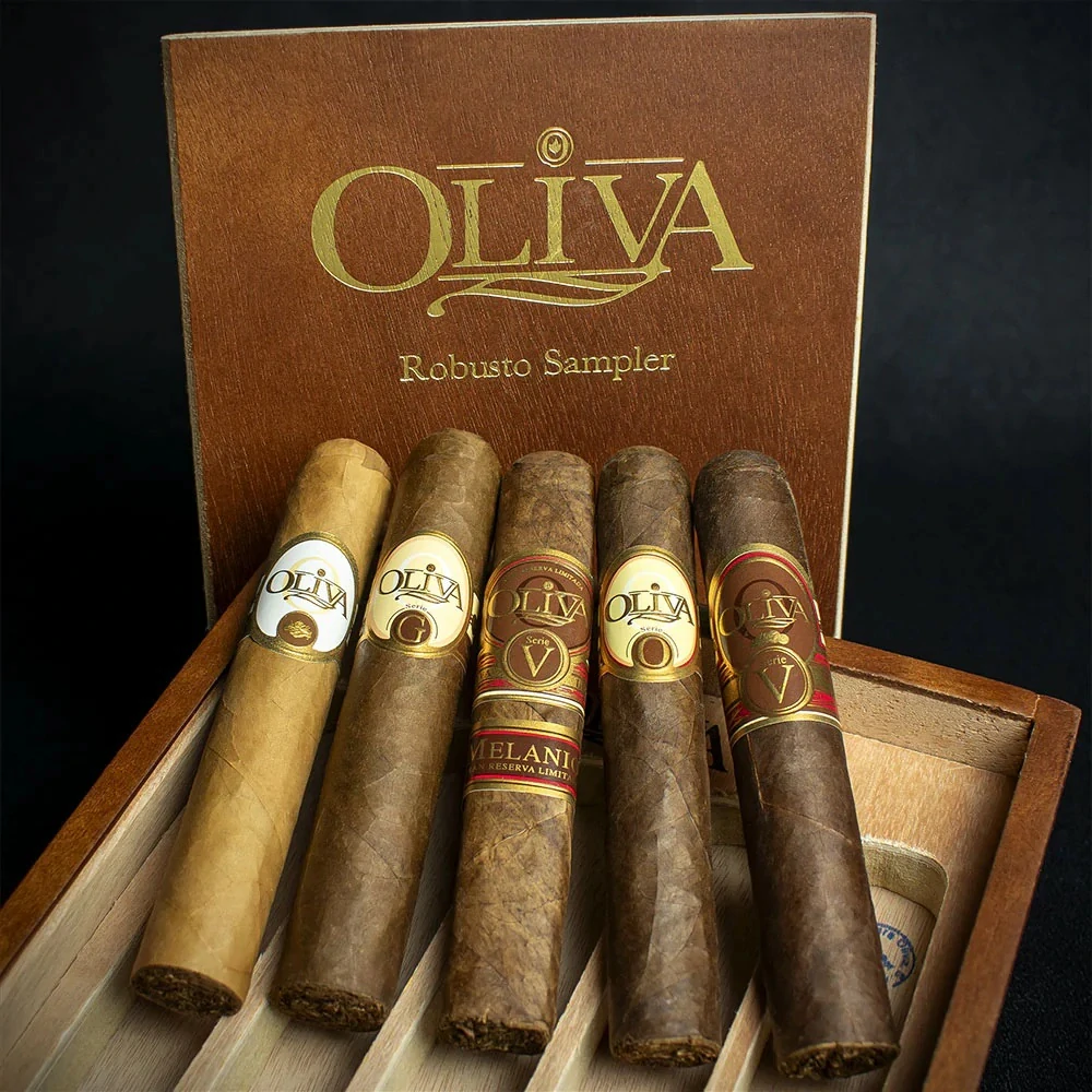 Doutníky Oliva Sampler International Robusto Variety, 5ks