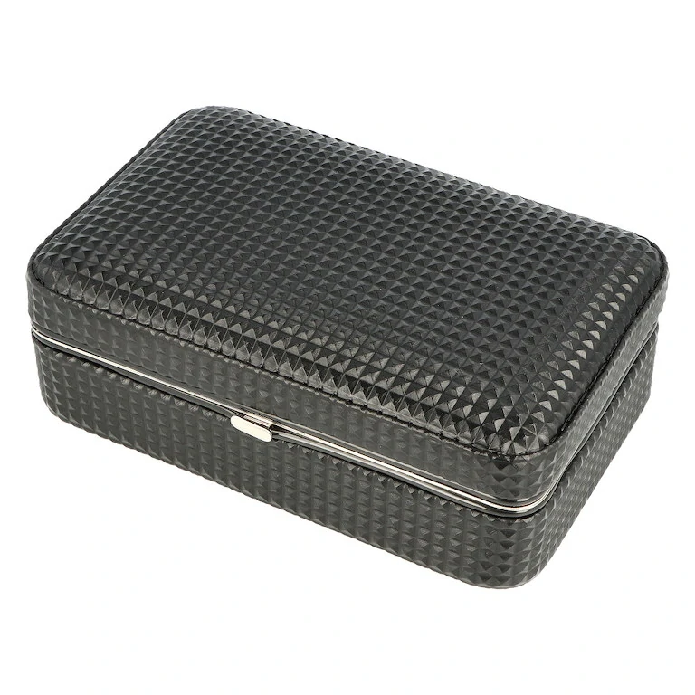 Humidor na doutníky Angelo cestovní  Diamond Black II 19x12,5x7cm