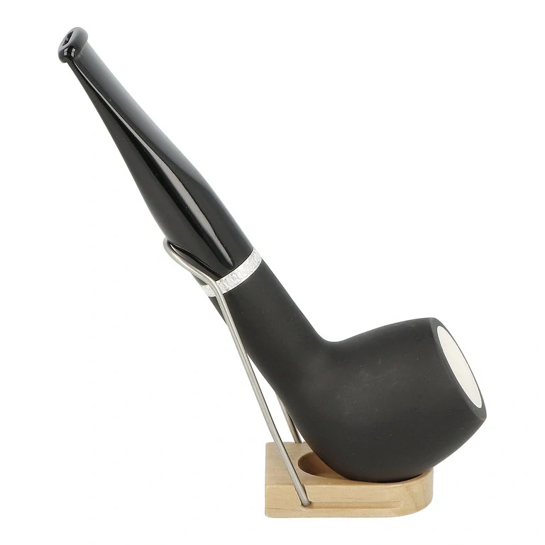 Dýmka Angelo Meerschaum II, black matt, ring, filtr 9mm