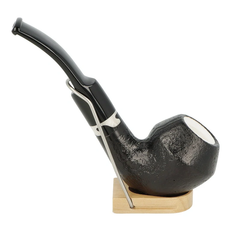 Dýmka Angelo Meerschaum III, black matt, ring, filtr 9mm