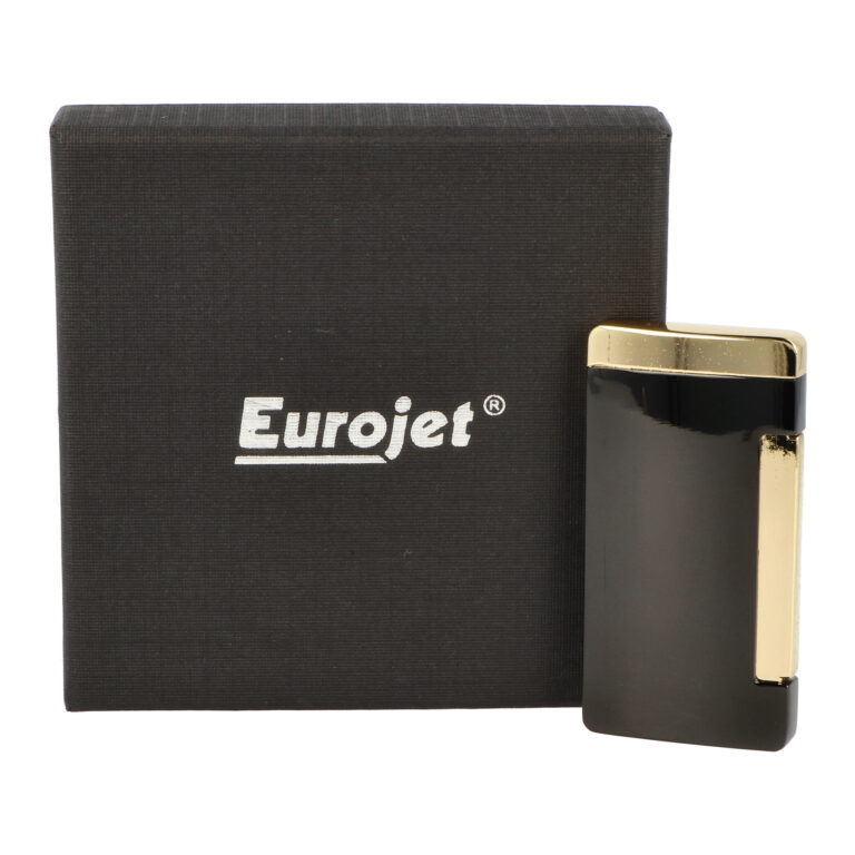Tryskový zapalovač Eurojet Holm,black- gold
