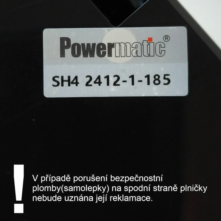 Elektrická plnička dutinek Powermatic IV, stříbrná
