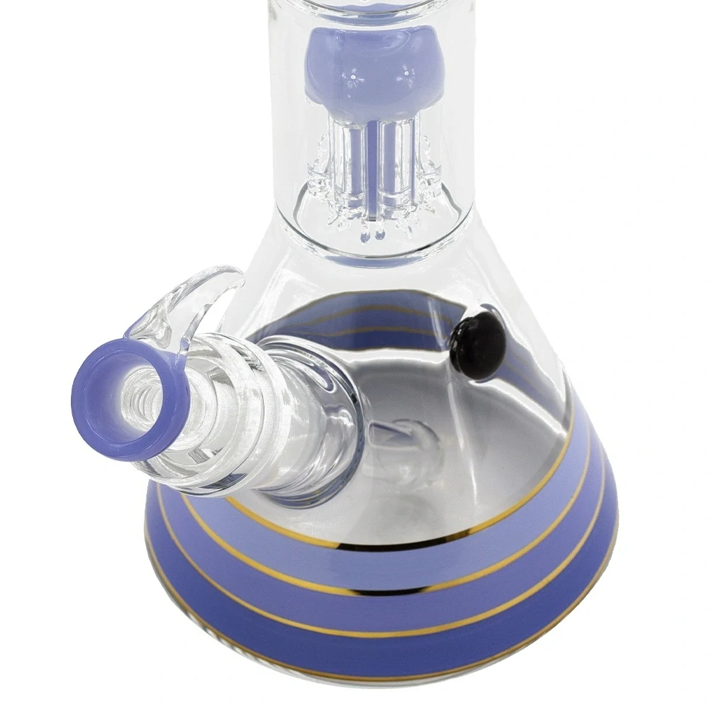 Grace Glass Skleněný bong s perkolací Golden LE Blue 48cm