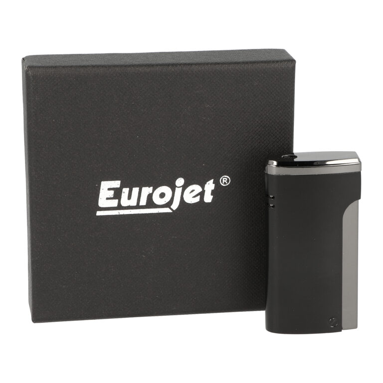 Tryskový zapalovač Eurojet Bratsk, černý