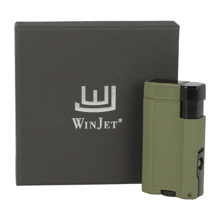Doutníkový zapalovač Winjet Army, dark green 