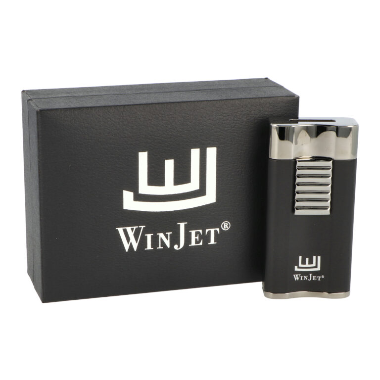 Doutníkový zapalovač Winjet Premium Flat Dark Black