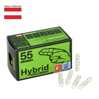 Cigaretové filtry Hybrid Supreme, 6,4mm