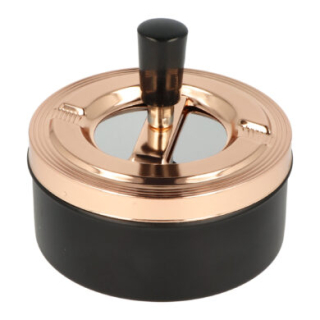 Cigaretový popelník kovový otočný matný, 11cm