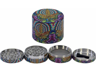 Drtič tabáku 4x kov, list/psych 50mm