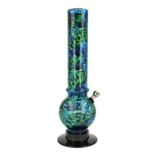 Bong akrylový Graffiti modrozelený 26cm