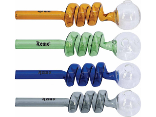 Šlukovka baňka, barevná spirála 14cm