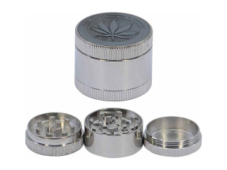 Drtič tabáku Silver, 3x kov ∅3cm