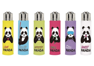 Zapalovač Clipper Pop Covers Panda Killerm, 1ks