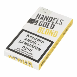Doutníky Handelsgold Blond bez špičky, 5ks