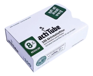 Cigaretové filtry Acti Tube 100ks regular 8mm