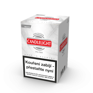 Doutníky Candlelight Filter White, 50ks