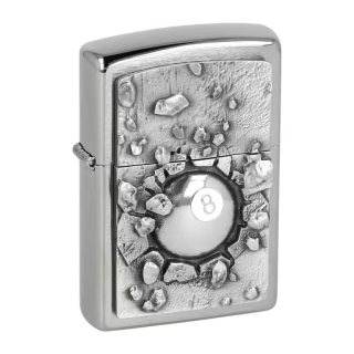 Zapalovač Zippo Eight Ball 3D