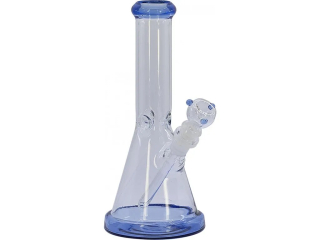 Skleněný bong Modrý Ice 24cm, 67570
