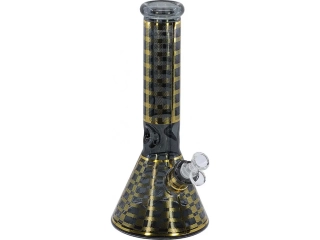 Skleněný bong Black-Gold, 32cm