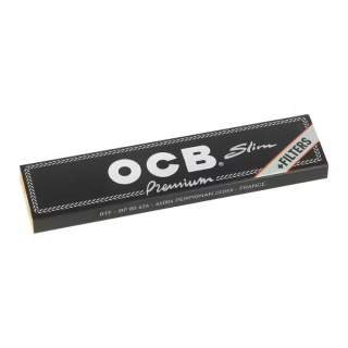 OCB Slim+Filters cigaretové papírky, 1ks