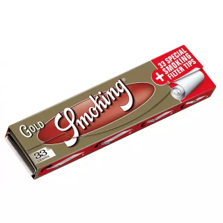 Smoking Gold King Size Slim + filter tips cigaretové papírky, 1ks