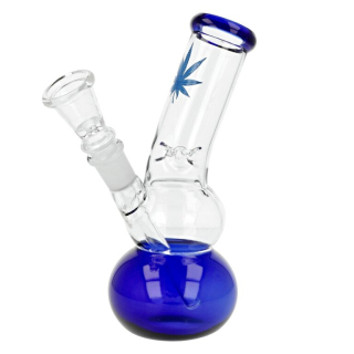 Skleněný bong Super Heroes Bowls Blue, 18cm 