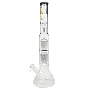 Skleněný bong s perkolací Super Heroes Beaker Tower Trans., 59cm