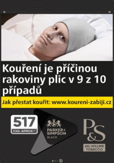 Cigaretový tabák P&S Black 219g