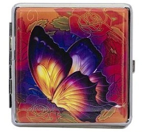 Cigaretové pouzdro Butterfly, 20cig./5