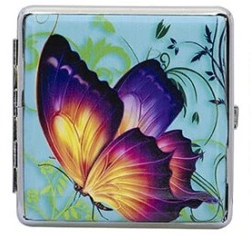 Cigaretové pouzdro Butterfly, 20cig./6