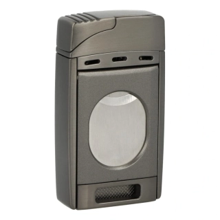 Doutníkový zapalovač Winjet Premium 2xjet, grey