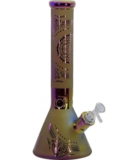 Skleněný bong ornament Rainbow 35cm