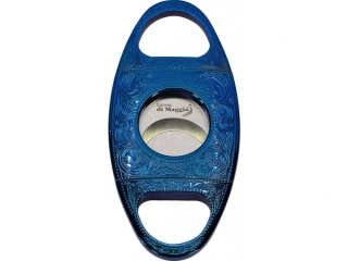 Luxusní doutníkový ořezávač kovový, blue 23mm
