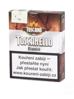 Doutníky Toscanello Bianco Grappa, 5ks