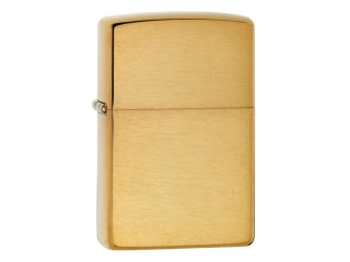 Zapalovač Zippo Brushed Brass, broušený