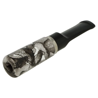 Cigaretová špička BPK hruška Slim, černo-bílá, 6mm