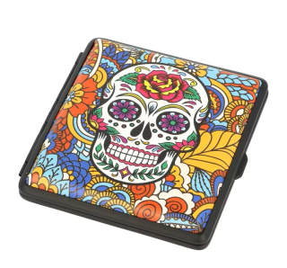 Cigaretové pouzdro Angelo Skull Funky, 20 cigaret /1