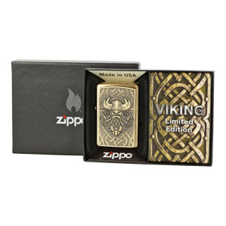 Zapalovač Zippo Viking Emblem LE, broušený
