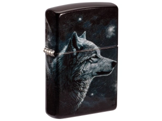 Zapalovač Zippo Wolves Design, lesk