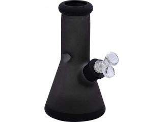 Skleněný bong Beaker King Black Ice, 20cm