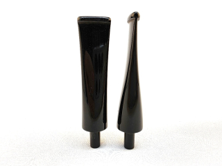 Akrylový náustek černý, kužel s čepem 6,8cm
