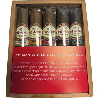 Doutníky Te Amo World Selection Series Robusto Sampler, 5ks