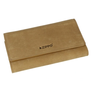 Zippo cestovní pouzdro, kožené, světle hnědé 