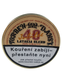 Dýmkový tabák Torben Dansk 40 Jubilee Latakia Blend 50g